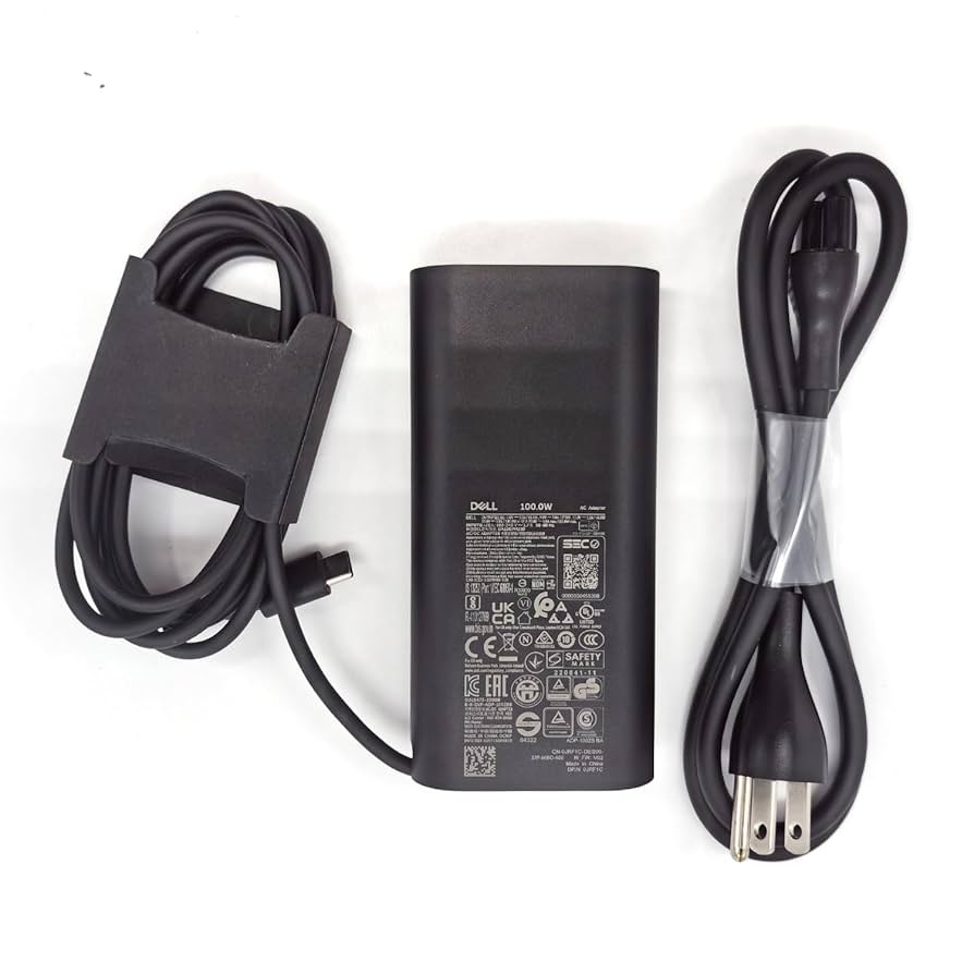 Amazon.com: Dell 100W Laptop Charger USB C Type C AC Adapter